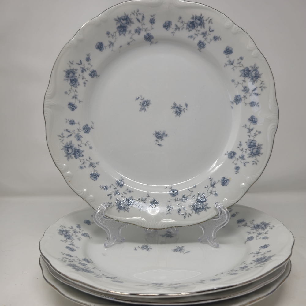 Johann Haviland Blue Garland Dinner Plates (set of 4)
